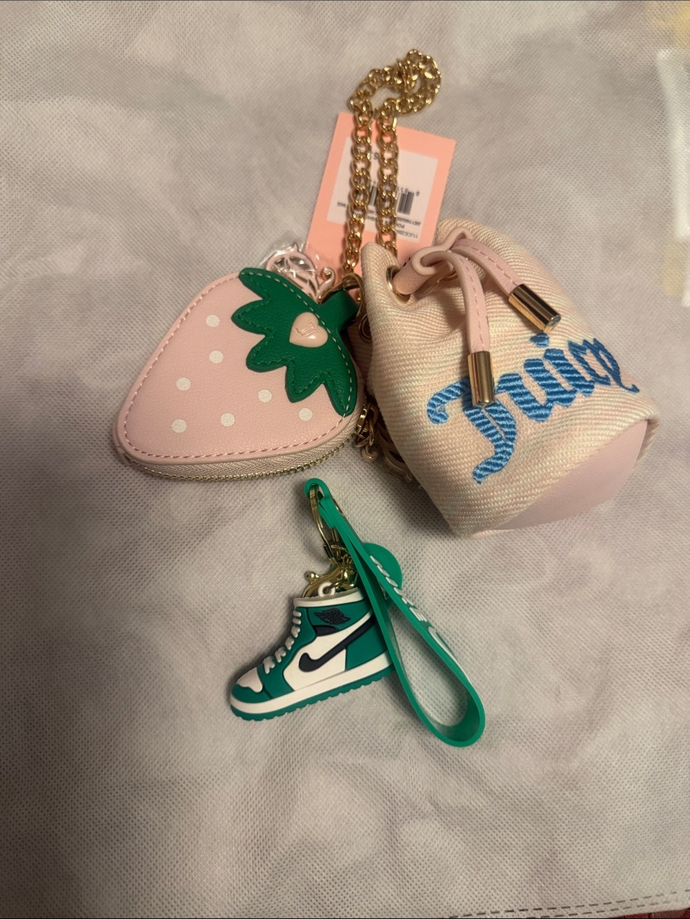 Juicy Couture &  Nike Charm:Keychains